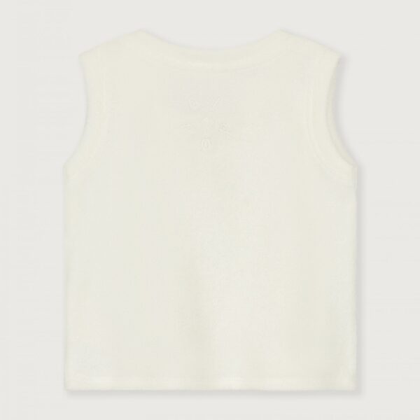 Gray Label Little Label Lovers POP Terry Tank Top GOTS Cherry Off White Kids Girls