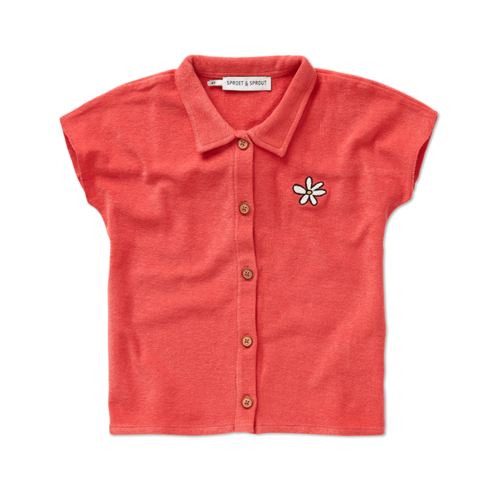 Sproet & Sprout - Terry blouse girls | rose petal