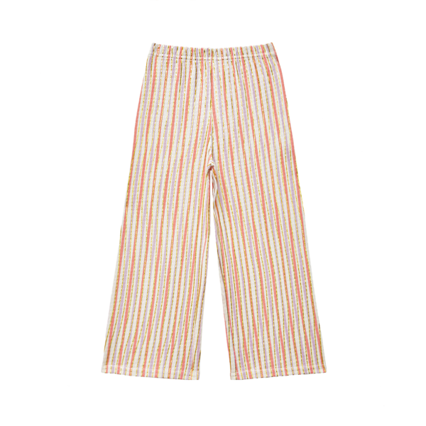 House of Jamie Little Label Lovers Peach Blush Flared Pants Mini Floral Kids Girls