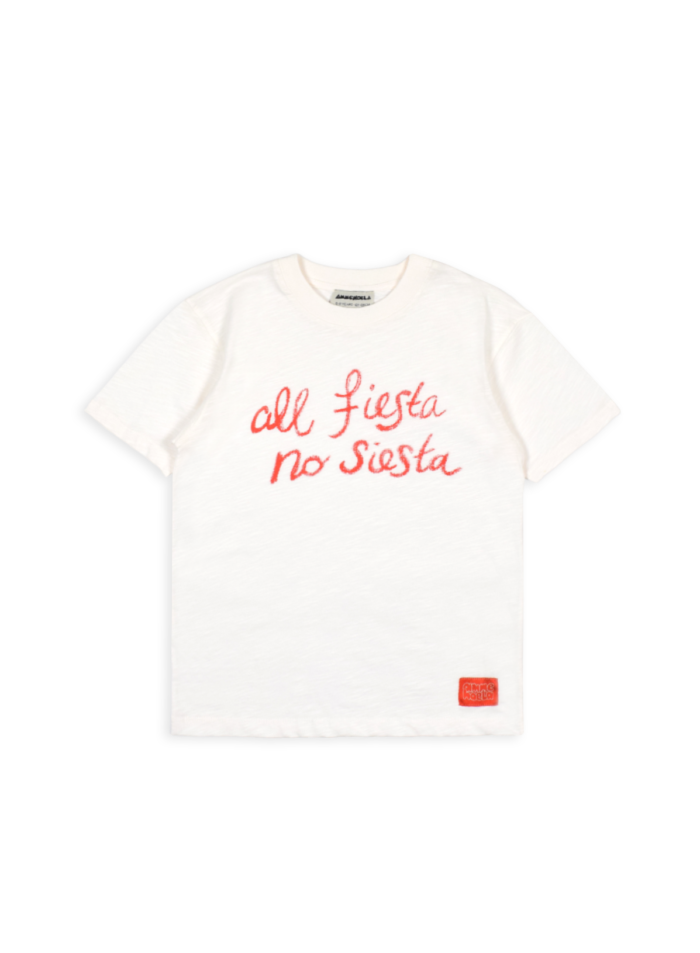 Ammehoela Little Label Lovers White Allysum Tee Shirt Quote Detail Kids Girls Boys