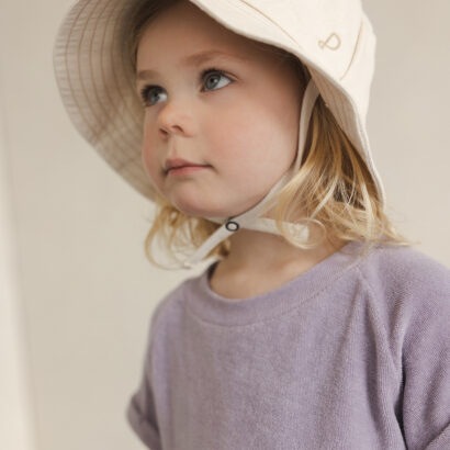 Phil&Phae Undyed Bucket Hat Natural Colour Kids Boys Girls