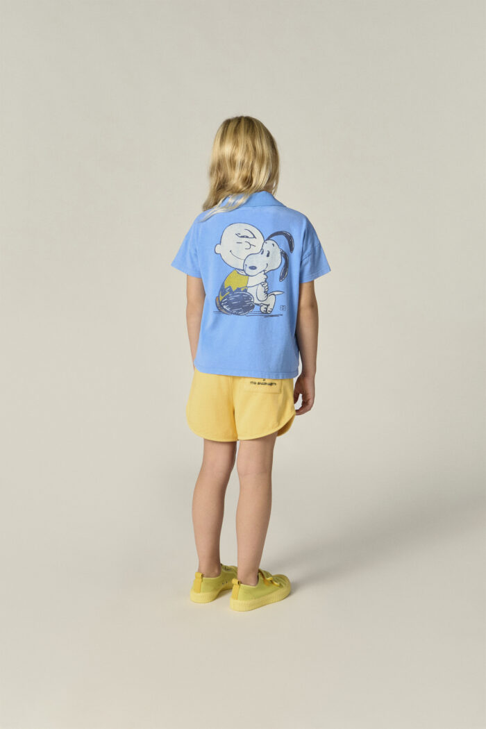The Campamento - Snoopy and Charlie Hug Polo | blue