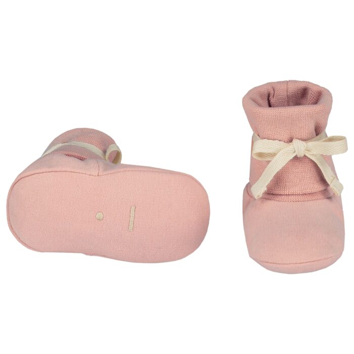 Gray Label – Baby Booties GOTS | faded pink