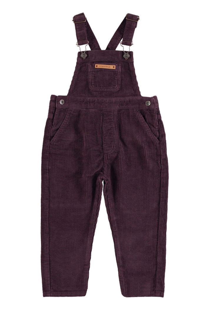 Piupiuchick – Dungarees | aubergine corduroy