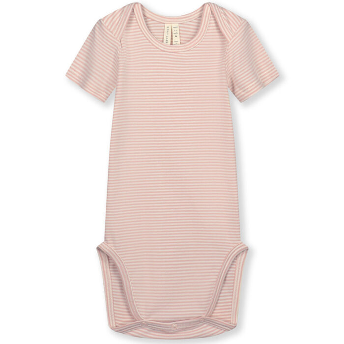 Gray Label – Baby Onesie GOTS | faded pink/cream