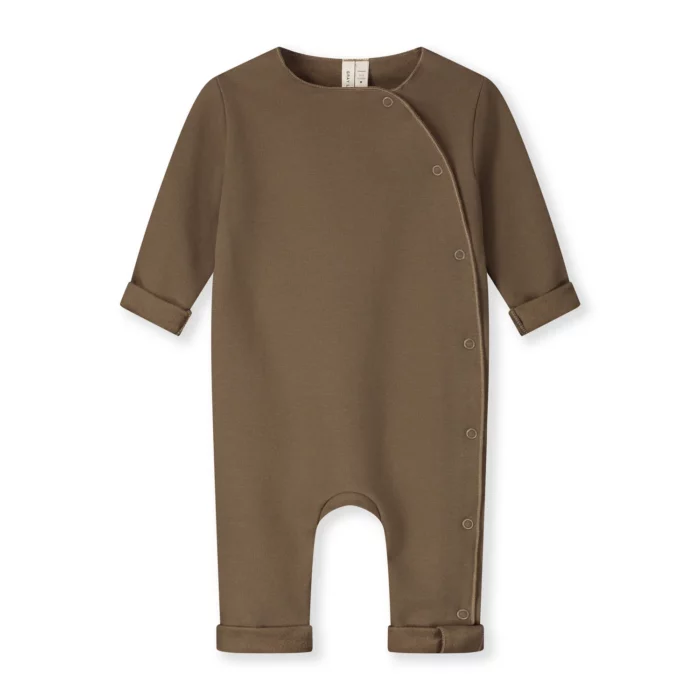 Gray Label-Baby Suit with Snaps GOTS | woody