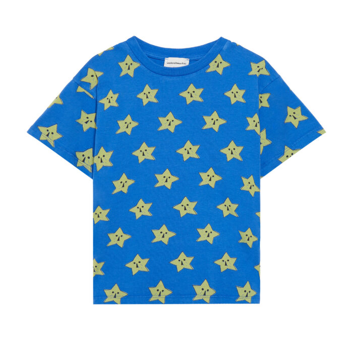 Weekend House Kids – Stars All Over T-shirt | ink blue