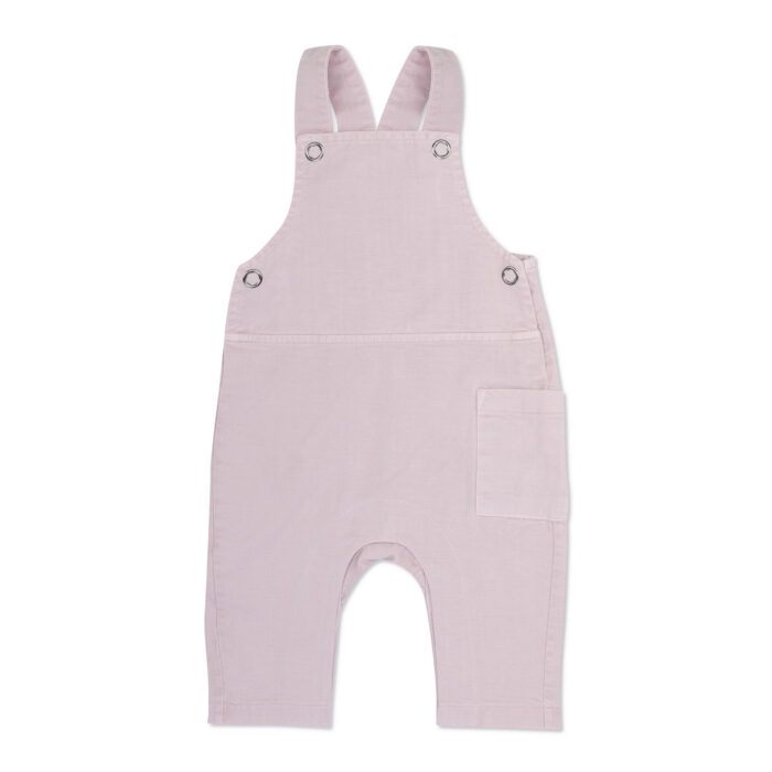 Phil & Phae – Twill Baby Dungarees | soft lilac