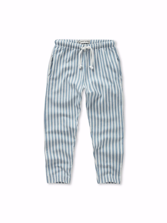 Sproet & Sprout – Jersey Twill Denim Pants | denim blue
