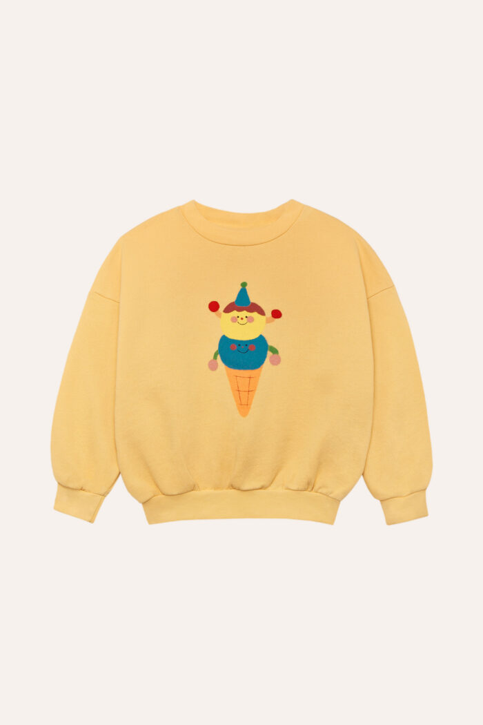 The Campamento – Happy Ice Cream Sweatshirt | yellow